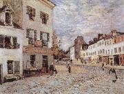 Alfred Sisley Market Place at Marly Spain oil painting artist